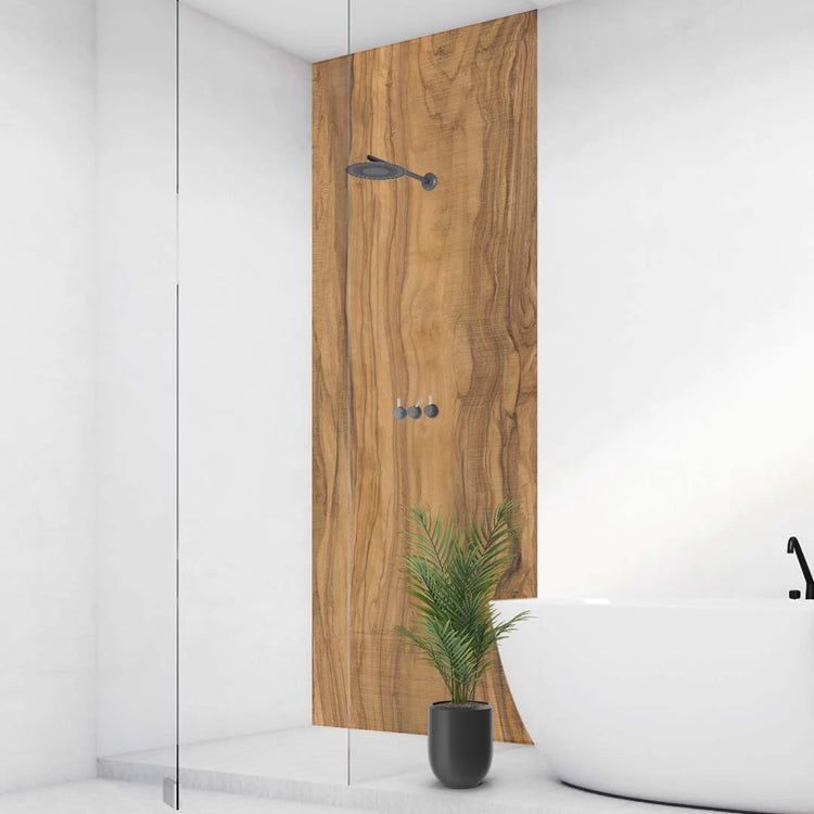 Duschrückwand Holz Design