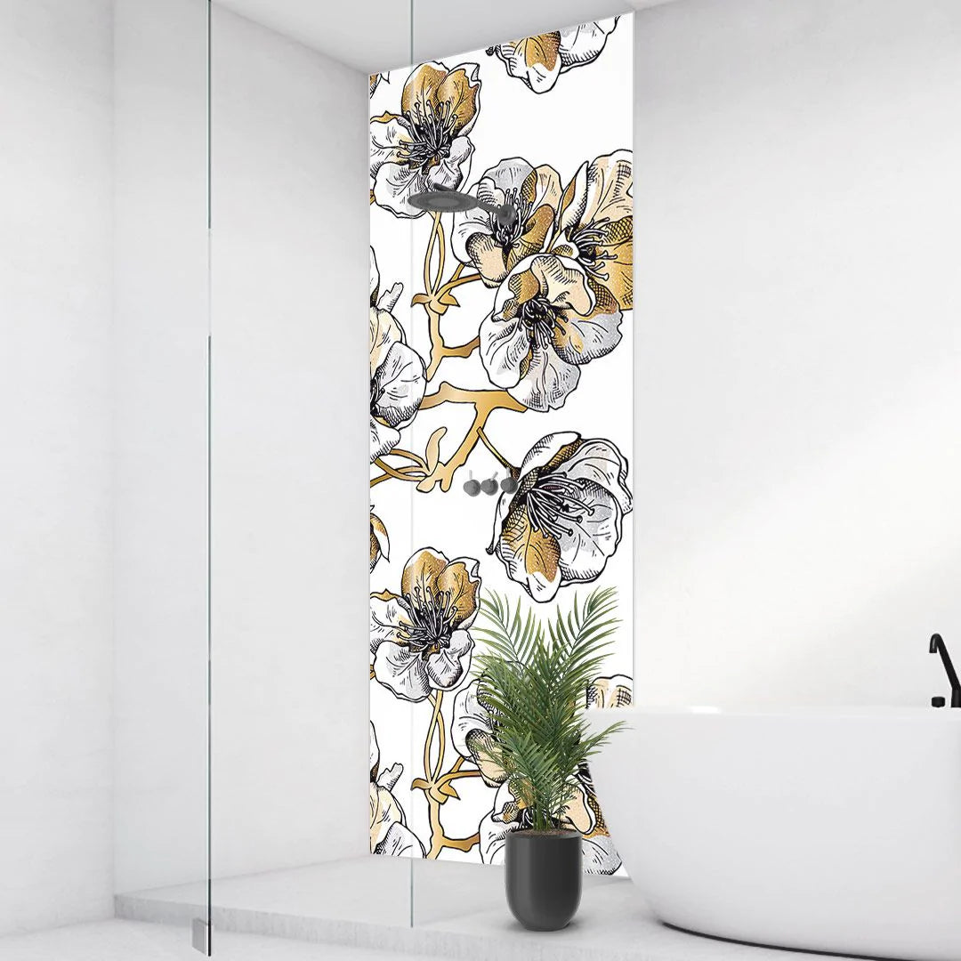 Duschrückwand Tapeten Design